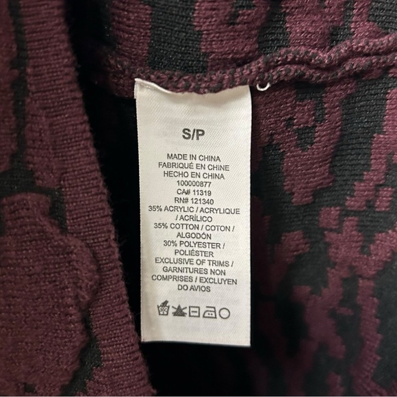 Dynamite Sleeveless Bodycon Wine Dress S - Picture 6 of 6